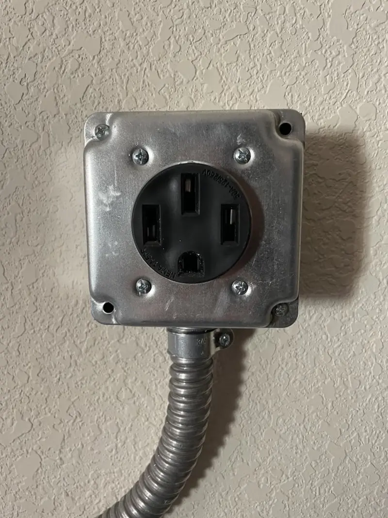 NEMA 14-50 outlet installed for Electrical Panel Upgrade in Summerville